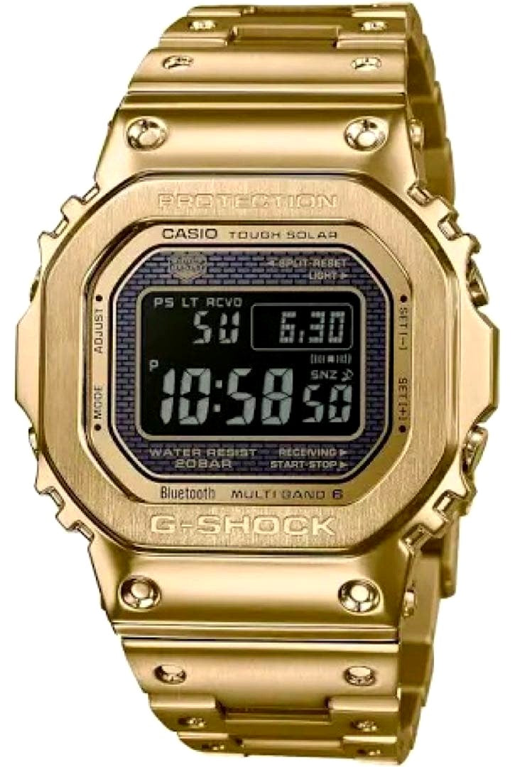 Casio G-Shock Gold Metal Body Watch with Tough Solar and Bluetooth