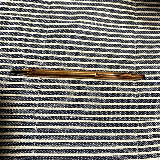 Cross Classic Century 14kt Gold Ballpoint Pen with old logo, elegant and luxurious Japan-imported pen