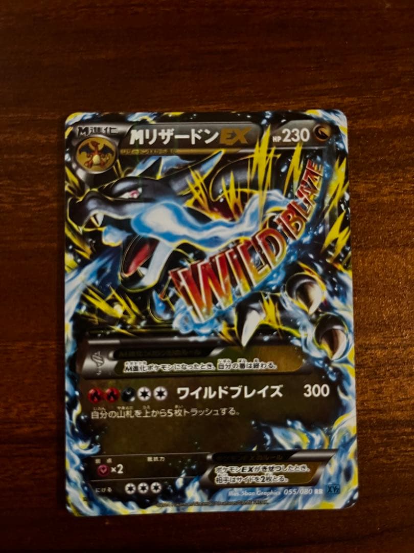 Nintendo Pokémon CopperStat Lenard VizardonEX RR XY2 Wild Blaze trading card model 055/080 Japan Import