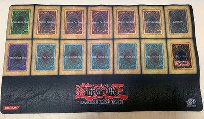 Upper Deck Yu-Gi-Oh! classic logo outline playmat Japan import with frame as shown