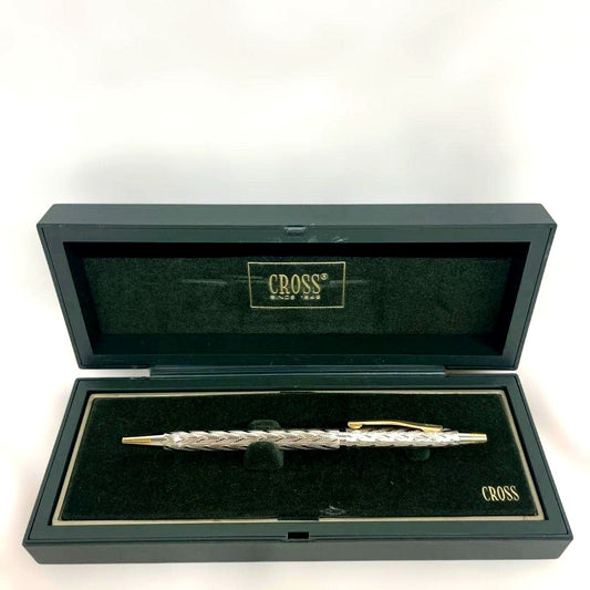 Yamada Cross Ballpoint Pen Jewelry Design Frame Stitch Vintage