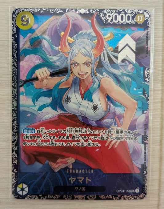 One Piece Yamato Flagship Battle Card Top 8 Japan Import with clear details and no visible scratches