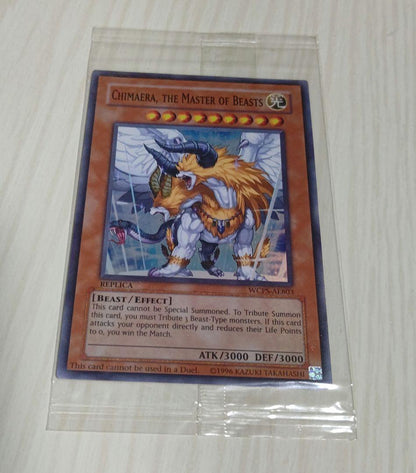 Unopened Yugioh Beast King Kimaira WCPS World Tournament promo card Asia Japan import
