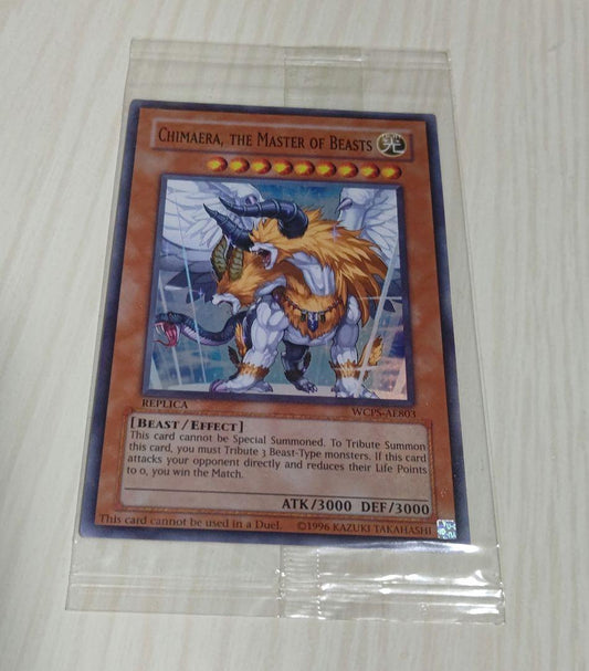 Unopened Yugioh Beast King Kimaira WCPS World Tournament promo card Asia Japan import