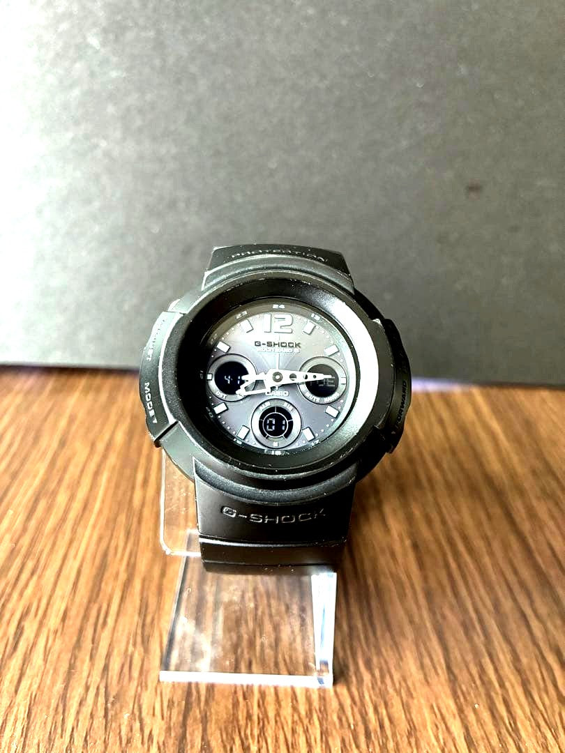 Casio G-Shock AWG-M520BB-1AJF black radio solar watch with resin band Japan import