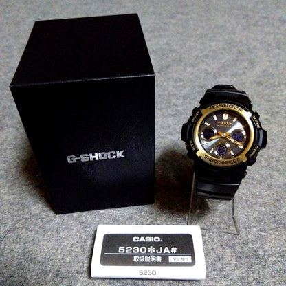 Casio G-Shock Tough Solar AWG-M100SBG-1AJF Black & Gold Series Watch — Japan Import