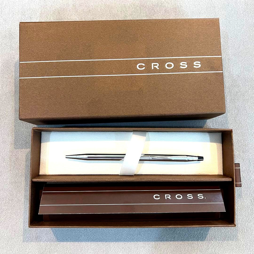 Cross Century Chrome Metal Ballpoint Pen with Gift Box