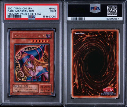 Black Magician Girl PSA 9 card from Premium Pack 4 P4-01 Japanese import in protective sleeve