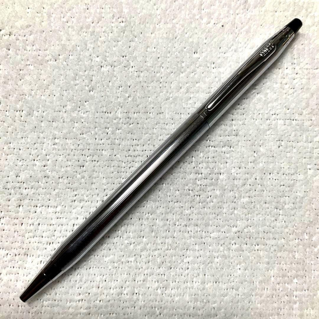 Cross Silver Stripe Ballpoint Pen — Japan Import