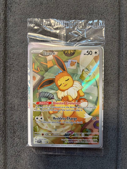 Unopened Eevee SVP English version AR promotional card Japan import with sealed packaging