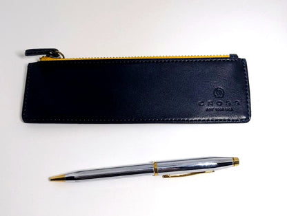 Cross Classic Century Ballpoint Pen with Leather Pen Case — Japan Import