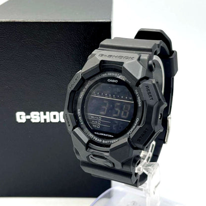 Casio G-Shock GD-010 digital watch model GD-010-1A1JF with black resin band and digital display
