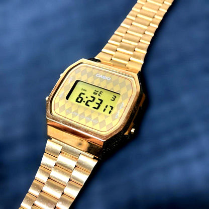 Casio A168 Gold Argyle Watch — Japan Import