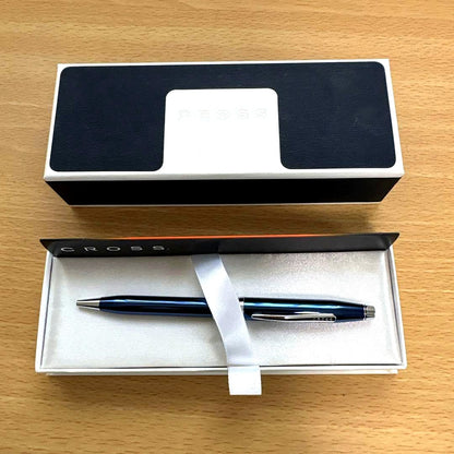 Cross Century II Blue Lacquer Ballpoint Pen — Japan Import