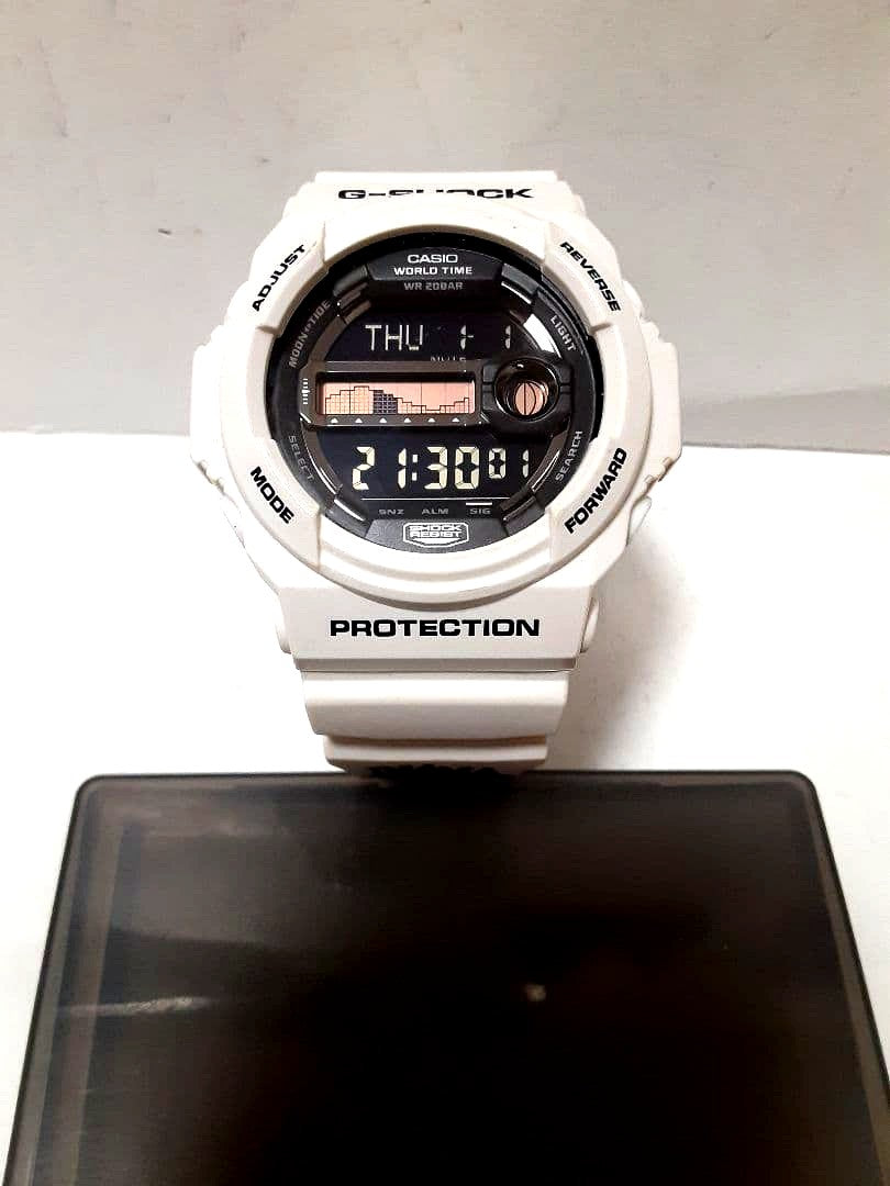 Casio G-Shock Collaboration Tide Graph Watch with Domestic Authenticity in White
