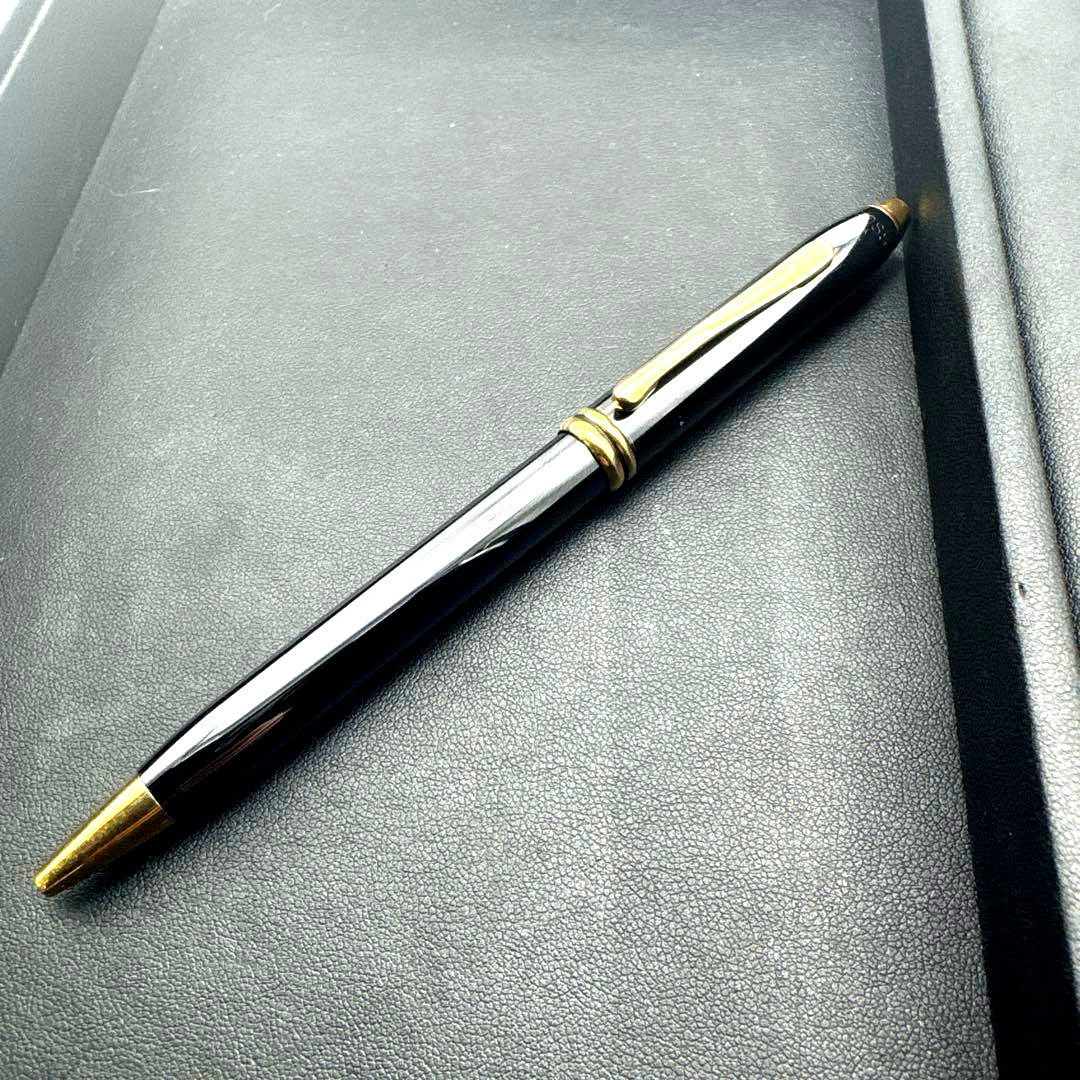 Cross black and gold ballpoint pen body made in the USA with elegant contrast design