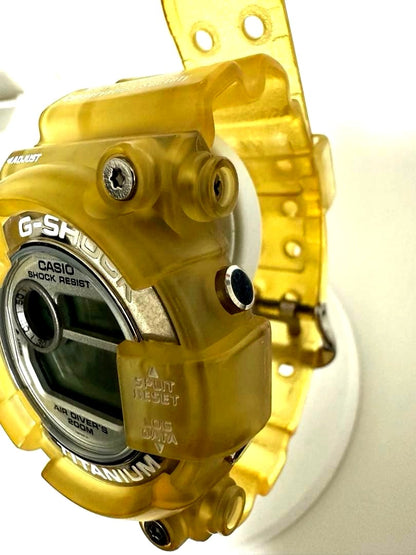 Casio G-Shock Frogman DW-8201WC-9T Gold Skeleton Limited Edition watch with triple manta design