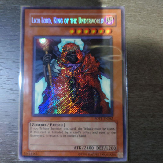 Yugioh Death King Ricci-Road English Secret Rare trading card Japan import