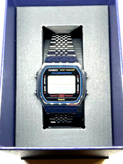 Casio Collection ABL-100WE-1AJF silver resin case watch with stainless steel band Japan import