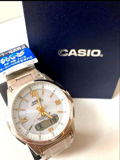 Casio Wave Ceptor WVA-M630D-7A2JF Solar Radio Wave Watch - Japan Import