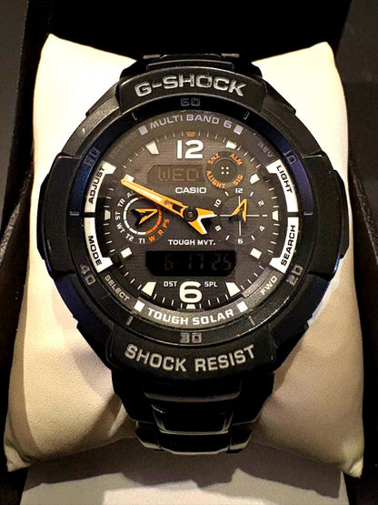 Casio G-Shock Sky Cockpit GW-3500BD-1AJF pilot series watch with analog and digital display