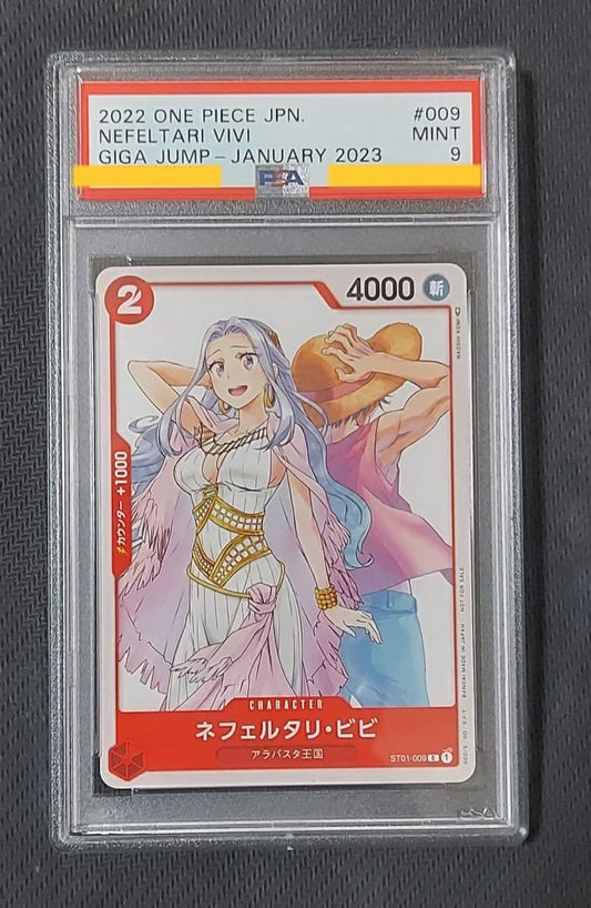 Nefertari Vivi Jump GIGA 2023 Winter Supplement Japanese edition graded PSA 9