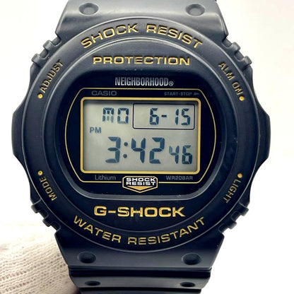 Casio G-Shock DW-5750E Neighborhood Collaboration Model Black with Gold Accents