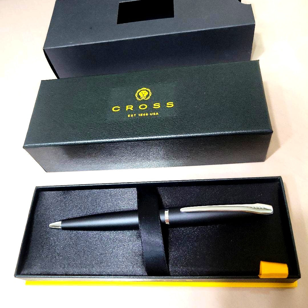 Sharp Design Crossball Pen with Box, Black