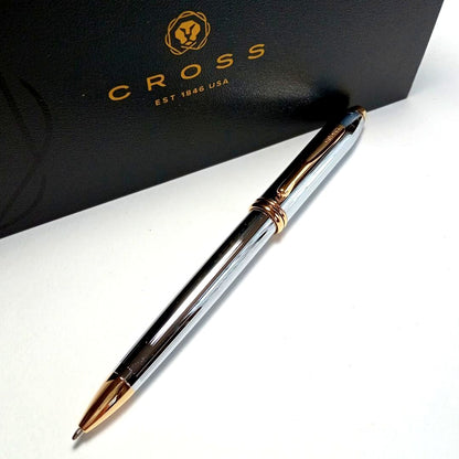 Cross Townsend N502TW Medalist Silver and Gold Ballpoint Pen