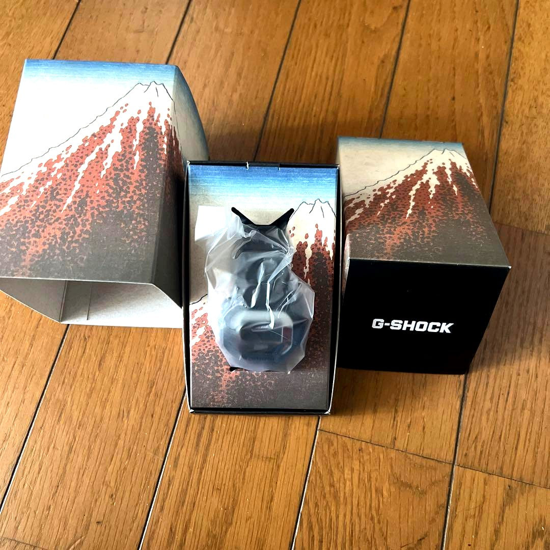 Casio G-Shock DW-5600KHG25-1JR Katsushika Hokusai Mount Fuji 'Red Fuji' Model — Japan Import
