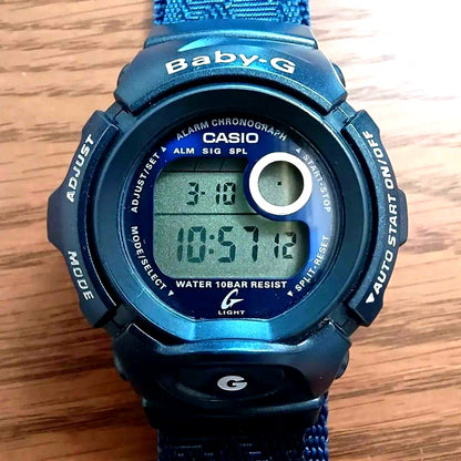 Casio Baby-G Lovers Collection Dragon and Witch Model navy watch from 1999 with unique dragon and witch design