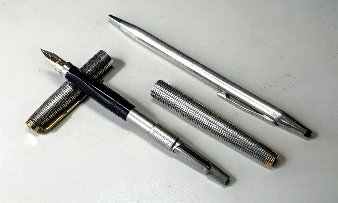 Parker Parker 75 Fountain Pen & Cross Ballpoint Pen — Japan Import