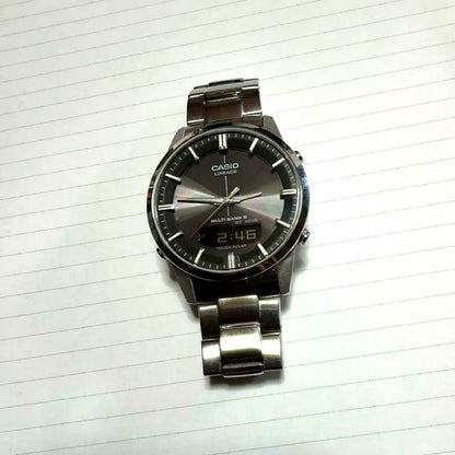 Casio Lineage LCW-M170D-1AJF Solar Radio Watch with Metal Band — Japan Import