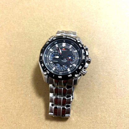 Casio Edifice Red Bull Racing EF-550RBSP black and silver limited edition wristwatch with metal band