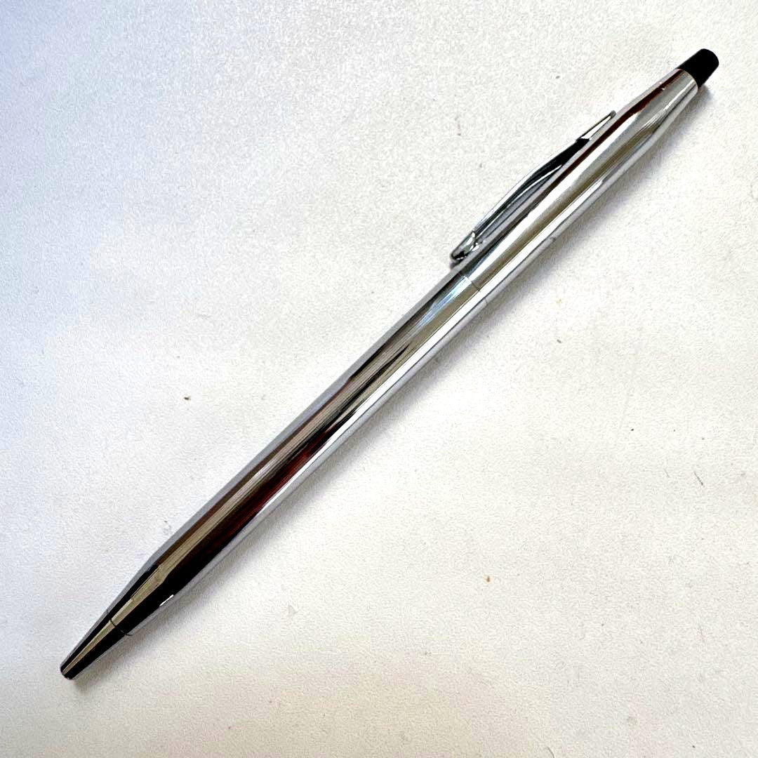 Vintage Cross Classic Century ballpoint pen in chrome silver with rotation advance mechanism