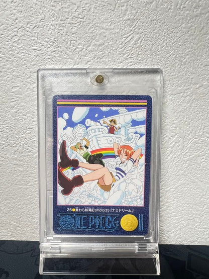 One Piece Carddass Visual Adventure Nami Japanese trading card in good condition