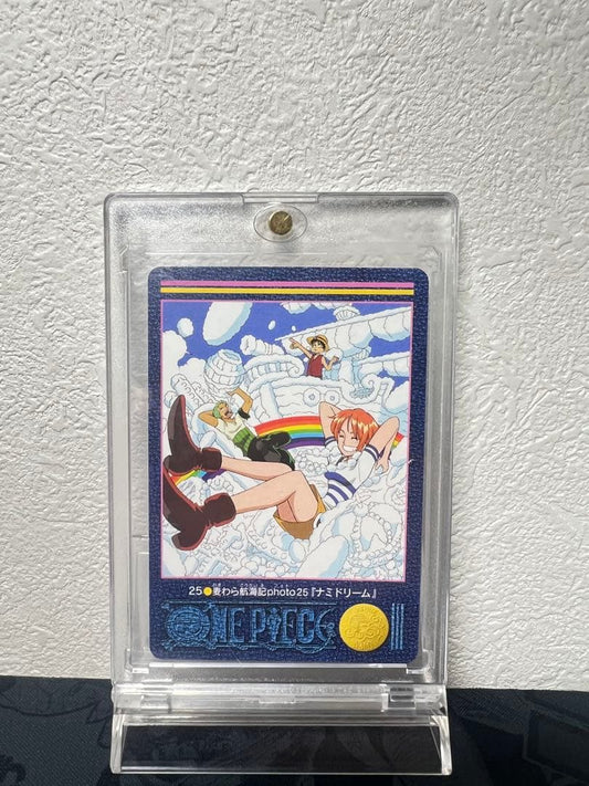 One Piece Carddass Visual Adventure Nami Japanese trading card in good condition