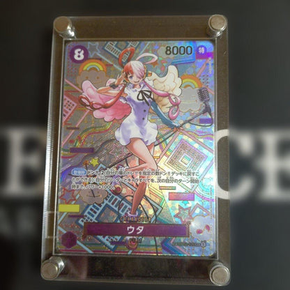 One Piece Utawara SEC parallel card game featuring Uta character with 8000 power and special attribute