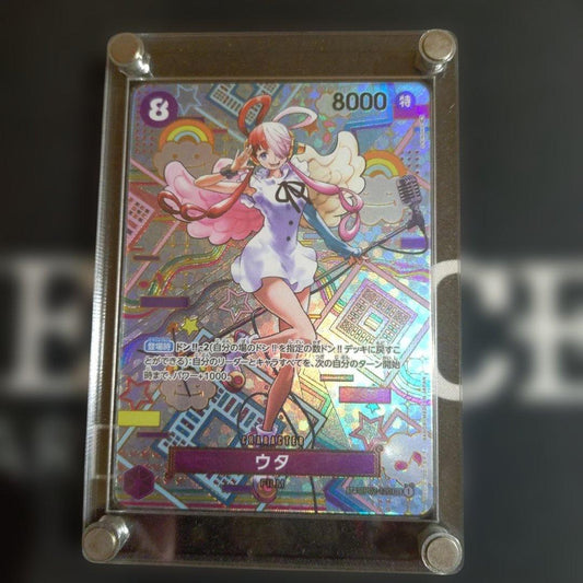 One Piece Utawara SEC parallel card game featuring Uta character with 8000 power and special attribute