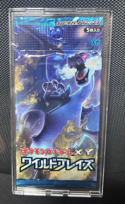 Unopened Pokemon Card XY Wild Blaze expansion pack reprint from Japan in protective case