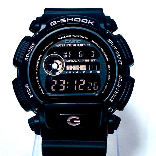 Casio G-Shock DW-9052GX-1A4JF digital watch with rose gold finish and black band Japan import