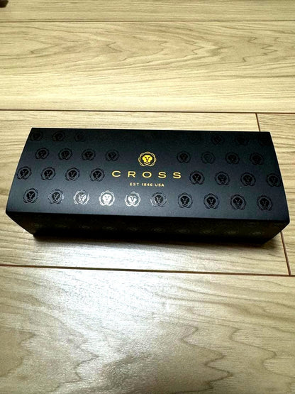 CROSS black finish body pen with dedicated gift box imported from Japan
