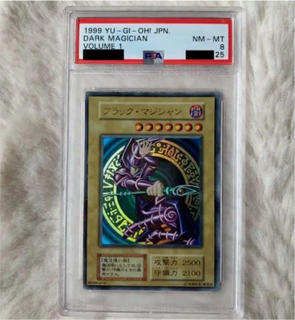 Yu-Gi-Oh Black Magic King Ultra Rare PSA8 graded card First Edition Vol.1 japan import in protective case