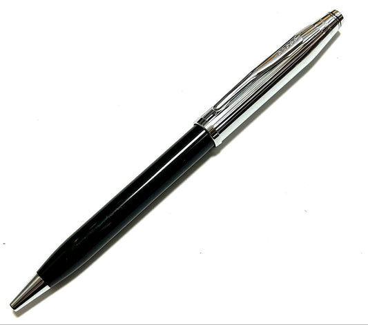Cross Century II Silver pen with silver finish, classic design, shown on white background