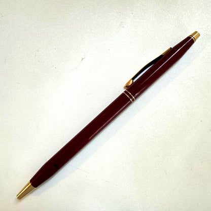 Cross Classic Century Burgundy Lacquer ballpoint pen with rotary twist mechanism