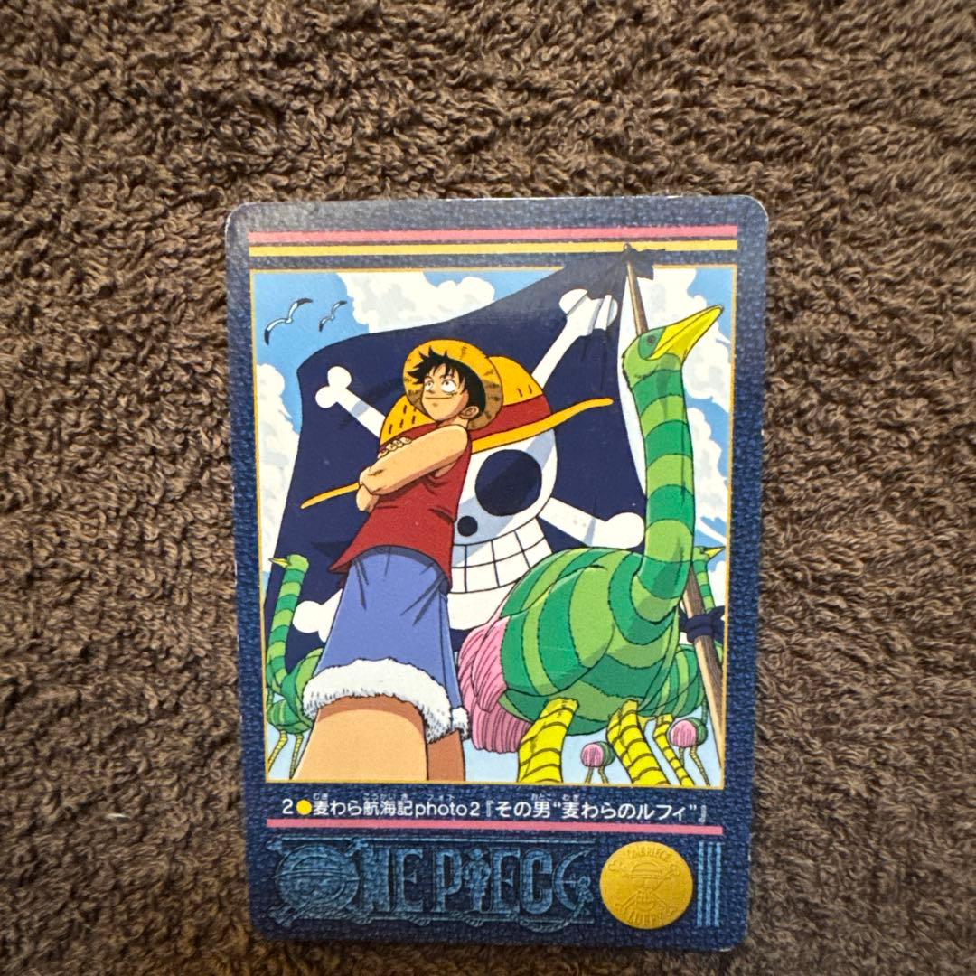 One Piece Waveland Chronicle collectible card No.127 featuring Monkey D. Luffy That Man character