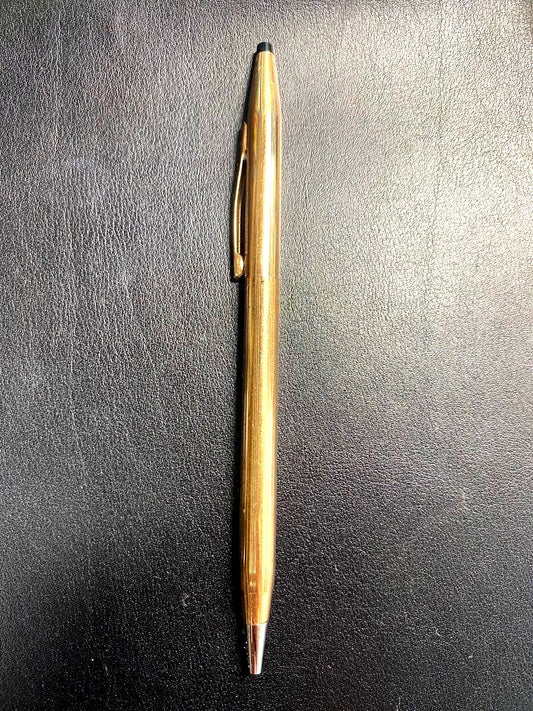 Cross Classic Century Gold Ballpoint Pen with gold finish showing slight wear