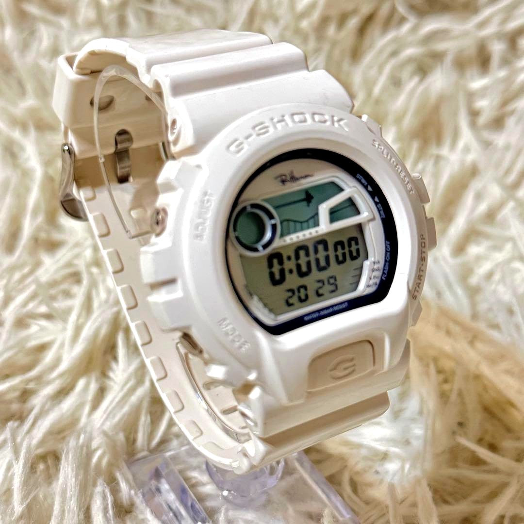 Casio G-Shock Ron Herman Limited Edition GLX-6900 watch in white color with digital display