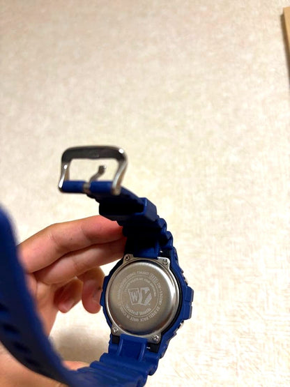 Casio G-Shock Wasted Youth DW-5900WY-2JR digital watch with navy base and white dial, Japan import