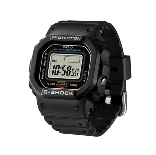Casio G-Shock Nano DWN-5600-1JR ring watch with black band and digital display, Japan import